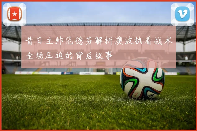 昔日主帅范德芬解析澳波执着战术全场压迫的背后故事